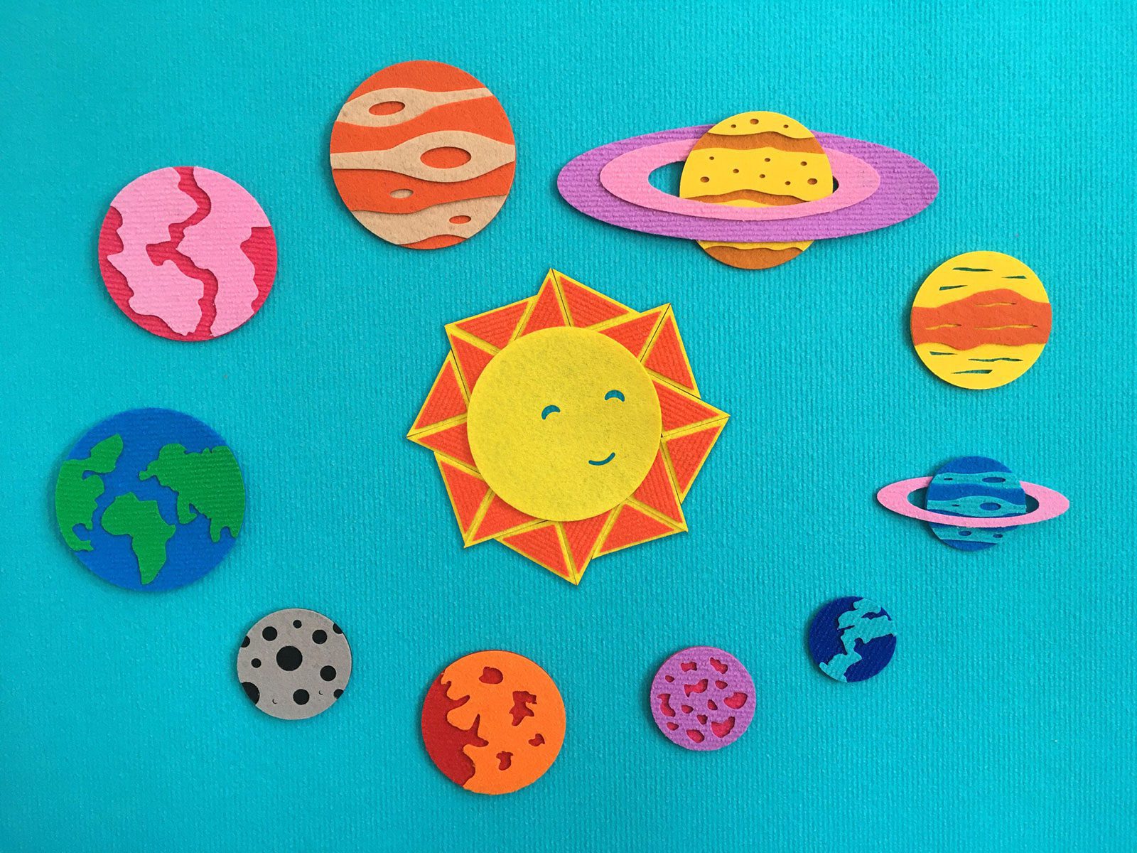 🚀 “Space Stories” Felt Storyboard Play Set for Children’s Early Learning and Development