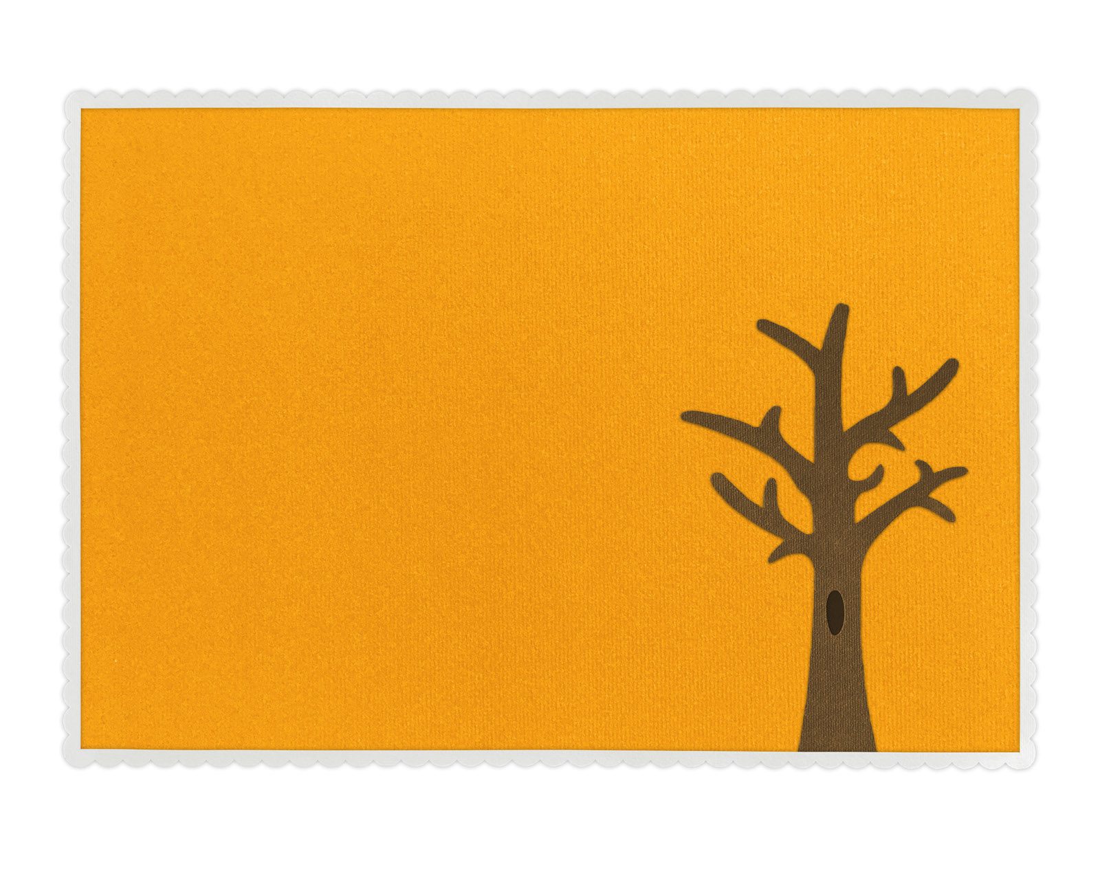 Wonderwall® Wall Play Mat for Felt Board Story Activities with a Tree, 145×100 cm, Orange